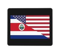 Drapeau De Costa Ame Mouse Pad Bords Cousus Tapis Souris Antidérapante Tapis De Souris pour Études Maison Bureau 25X30Cm