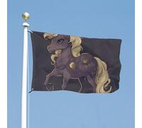 Drapeau de cour double face 152,4 x 243,8 cm Drapeau de jardin à cheval Drapeau de bienvenue pour l'extérieur Bannière de vacances avec œillets en laiton Drapeau de maison Printemps Été Grand drapeau