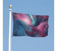 Drapeau de cour double face 61 x 88,9 cm - Motif rêveur - Drapeau de bienvenue pour l'extérieur - Bannière de vacances avec œillets en laiton - Grand drapeau de maison pour printemps et été - Grand