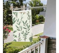 Drapeau de cour double face de 61 cm x 0,9 m pour extérieur/intérieur - Drapeaux de brise pour herbes, feuilles de sauge et branches - Bannières de bienvenue pour jardin, maison, vacances, décoration