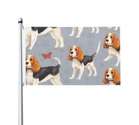 Drapeau de cour double face de 9,1 x 1,5 m, drapeau de maison, drapeau de jardin, bannière de vacances avec œillets en laiton, grands drapeaux de bienvenue, drapeaux de bienvenue décoratifs pour cour