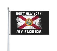 Drapeau De Cour Ne New York, Ma Floride Décoration Bannière Imprimé Suspendre Drapeaux De Maison Pour Intérieure Plage Dortoirs 90X150Cm