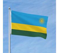 Drapeau De Cour Rwanda Rwanda Ruanda Bannière Double Face Durable Drapeau Maison Pour Clubs Extérieure Événement 152X90Cm