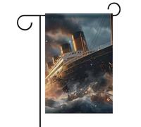 Drapeau de croisière Titanic tendance et résistant pour festivals, jardins, pelouses, intérieur et extérieur