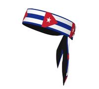 Drapeau de Cuba 8 Drapeau de la Guinée Bandeau à nouer unisexe pour adulte, évacuant l'humidité, pour la course à pied, le yoga, le vélo