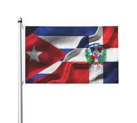 Drapeau de Cuba et de la République dominicaine, 90 x 150 cm, pour l'extérieur
