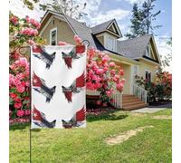 Drapeau de Cuba et de la République dominicaine, double face, 28 x 40 pouces, décoration extérieure pour jardin