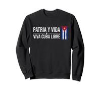 Drapeau de Cuba Patria Y Vida Gratuit Sweatshirt