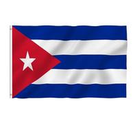 Drapeau De Cuba - Polyester, Drapeaux Nationaux Cubains, Matériau De Haute Qualité | Bannière De Pays Traditionnelle De Conception D'artisanat, Décoration De La Maison Pour Les Fêtes, L