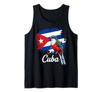 Drapeau de Cuba Tocororo Oiseau Patriotique Fierté Débardeur