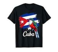 Drapeau de Cuba Tocororo Oiseau Patriotique Fierté T-Shirt