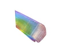 Drapeau de culte arc-en-ciel dégradé en mousseline avec bâton flexible Bannière de danse pour artistes et décoration de la maison