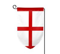 Drapeau de décoration de cour unique - Design personnalisé pour le printemps et le jardin, drapeaux d'extérieur double face en polyester durable pour cour, porche et patio Drapeau de l'Angleterre