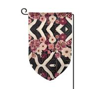 Drapeau de décoration de cour unique - Design personnalisé pour le printemps et le jardin, drapeaux d'extérieur double face en polyester durable pour cour, porche et patio Fleurs détaillées Taille