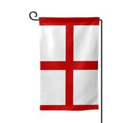 Drapeau de décoration de cour unique - Design personnalisé pour le printemps et le jardin, drapeaux d'extérieur double face en polyester durable pour cour, porche et patio Drapeau de l'Angleterre