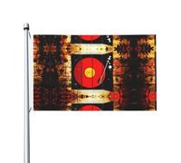 Drapeau de décoration de fête avec œillets pour intérieur et extérieur 91 x 152 cm