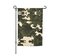 Drapeau de décoration de jardin camouflage armée 30,5 x 45,7 cm, 100 % fibre de polyester, tissu épais, universel pour toutes les saisons