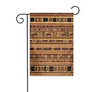 Drapeau de décoration de jardin de 30,5 x 45,7 cm, petit drapeau de jardin, fresques égyptiennes pour l'hiver et Noël