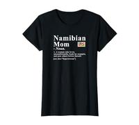Drapeau de définition de la mère namibienne, mère fière T-Shirt