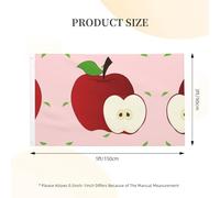 Drapeau de dessin animé imprimé fruits rouges double face (91,4 x 152,4 cm), grand drapeau de jardin, décoration extérieure festive