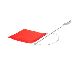 Drapeau de Direction du Vent pour Bateau, Rouge, Acier Inoxydable | Décoratif et Pratique, Indicateur Marin Suspendu, Usage Bateau et Yacht, Design Unique, Solide