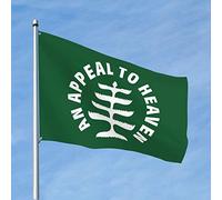 Drapeau de dortoir universitaire « An Appeal To Heaven » - Drapeau de dortoir universitaire - Décoration amusante (30 x 45 cm)