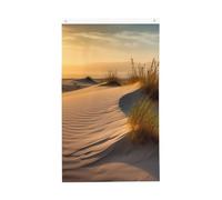 Drapeau de dunes de sable de 91 x 152 cm double face vertical pour jardin saisonnier avec œillets en laiton pour toile de fond photo, drapeau de cour pour intérieur et extérieur