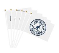 Drapeau de facilitation imprimé Australie Kang léger pour défilé de décoration d'intérieur, événements polyvalents