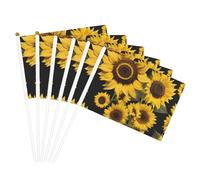 Drapeau de facilitation imprimé tournesols dorés léger, décoration d'intérieur, événements, polyvalent