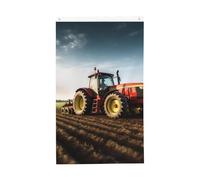 Drapeau de ferme de tracteur de 9,6 x 1,5 m, drapeau de jardin vertical double face pour extérieur, cour, maison, bannière amusante pour décoration de maison, drapeaux de jardin à suspendre au mur