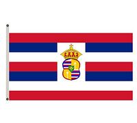 Drapeau De Festival Étendard Personnel Hawaïen Du Roi Kalakaua Décoration Bannière Avec Œillets Suspendre Drapeaux De Maison Pour Vacances Toutes Les Saisons Accessoires 90X150Cm