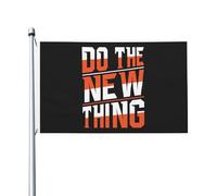 Drapeau De Festival Faites La Nouvelle Chose Bannières Suspendre Durable Drapeaux De Maison Pour Clubs Dortoirs Extérieure 90X150Cm