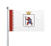 Drapeau De Festival Mari El Bannières Avec Œillets Double Face Drapeau De Cour Pour Extérieure Événement Accessoires 90X150Cm