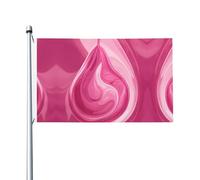 Drapeau de fête imprimé poire d'encre couleur 9,5 x 1,5 m Bannière festive avec œillets Convient pour les fêtes et le camping