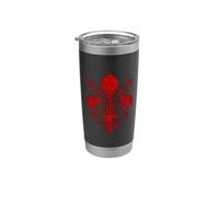 Drapeau de Florence, Italie, Toscane, Firenze Gobelet isotherme en acier inoxydable double paroi