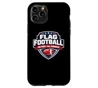 Drapeau de Football No Pads All Prowess Citation Phrase Coque pour iPhone 11 Pro