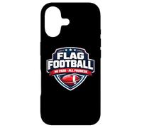 Drapeau de Football No Pads All Prowess Citation Phrase Coque pour iPhone 17