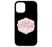 Drapeau de Football No Pads All Prowess Girl Player Citation pour Femme Coque pour iPhone 12/12 Pro