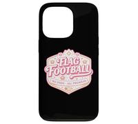 Drapeau de Football No Pads All Prowess Girl Player Citation pour Femme Coque pour iPhone 13 Pro