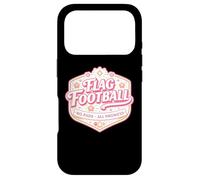 Drapeau de Football No Pads All Prowess Girl Player Citation pour Femme Coque pour iPhone 17 Pro
