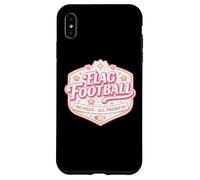 Drapeau de Football No Pads All Prowess Girl Player Citation pour Femme Coque pour iPhone XS Max