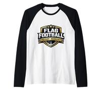 Drapeau de Football No Pads No Mercy Slogan Joueur Amoureux Manche Raglan
