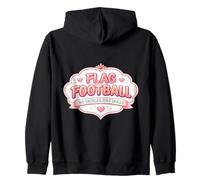 Drapeau de Football No Tackles Just Skills Girl Player pour Femme Sweat à Capuche