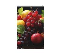 Drapeau de fruits frais de 0,9 x 1,5 m, double face, avec œillets en laiton, bannière de bienvenue saisonnière pour cour, porche, pelouse