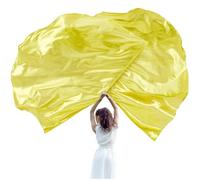 Drapeau de garde de couleur, drapeaux de danse de louange, drapeaux de culte avec tige évolutive pour les danses, les églises, drapeau de danse de louange pour le culte, aile d ' ange en demi-cercle