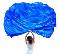 Drapeau de garde de couleur, drapeaux de danse de louange, drapeaux de culte avec tige évolutive pour les danses, les églises, drapeau de danse de louange pour le culte, aile d ' ange en demi-cercle