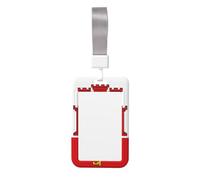 Drapeau de Gibraltar imprimé marque industrielle étui de protection transparent étanche transparent utilisé pour les supermarchés et les bureaux de vente