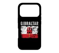 Drapeau de Gibraltar Vieilli - pour Homme et Femme - Drapeau de Gibraltar Coque pour iPhone 17 Pro
