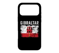 Drapeau de Gibraltar Vieilli - pour Homme et Femme - Drapeau de Gibraltar Coque pour iPhone 17 Pro Max
