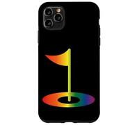 Drapeau de Golf Arc-en-Ciel LGBTQ Pride Sports Design Golf Tee Drapeau Coque pour iPhone 11 Pro Max
